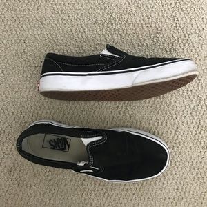 black slip on vans